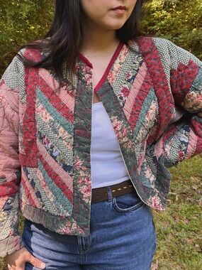 Handmade by Sophie Smith quilted jacket
